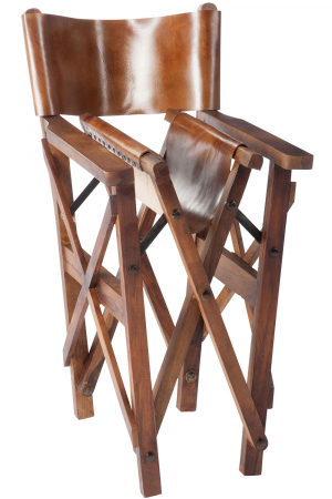 Scaun, Lemn/Piele, Maro, 57x59.5x90 cm [9]