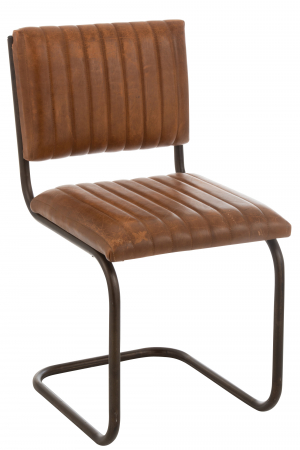 DINING - Scaun, Metal/Textil, Maro, 52x45x88 cm