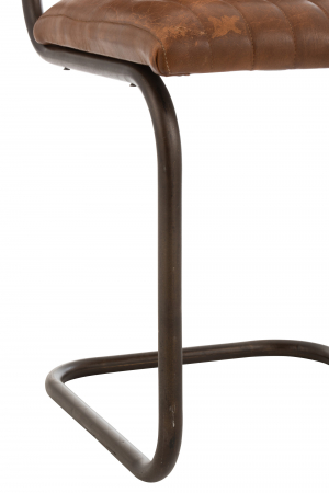 Scaun, Metal/Textil, Maro, 52x45x88 cm [3]
