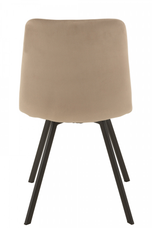 Scaun Morgan, Metal/Textil, Bej, 45x54x86 cm [3]