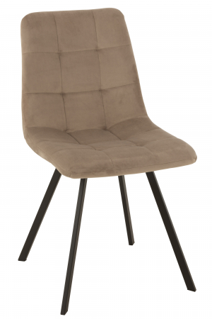 SALE % - Scaun Morgan, Metal/Textil, Bej, 45x54x86 cm