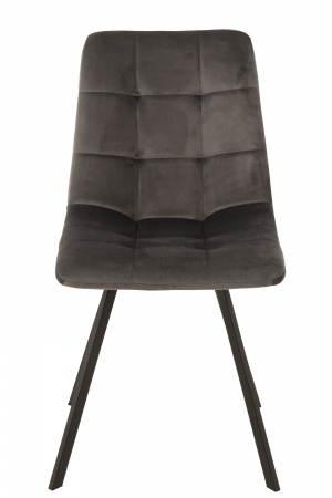 Scaun Morgan, Metal/Textil, Gri, 45x54x86 cm [1]