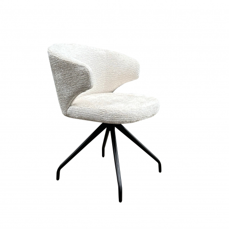 DINING - Scaun rotativ Milly cream fusion (Fusion cream 02)