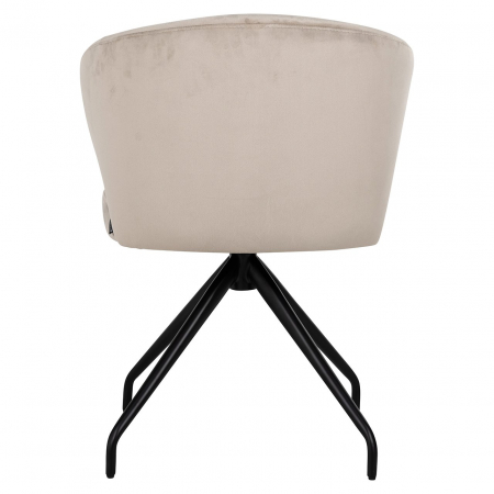 Scaun rotativ Milly khaki velvet (Fusion cream 02) [2]