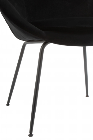 Scaun Round, Metal/Textil, Negru, 69x56.5x80 cm [4]
