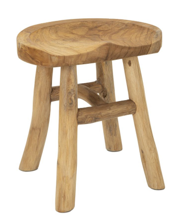 Scaun SEL din tec reciclat 40x32x42 cm (piesa unica) SALE % - Scaun SEL din tec reciclat 40x32x42 cm (piesa unica)