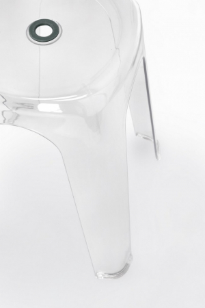 Scaun Sonny, Alb, Transparent [2]