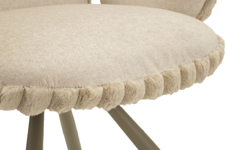 Scaun Stockholm -b-crem set de 2 buc. cm 64x68x83 (inaltime sezut cm 45) [7]