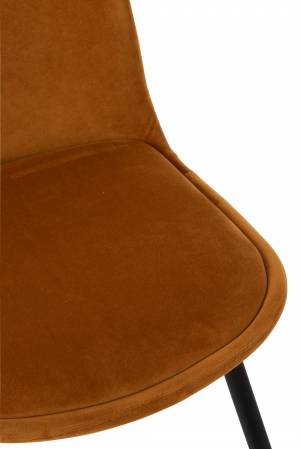Scaun, Textil, Galben, 44.5x50.5x87.5 cm [5]