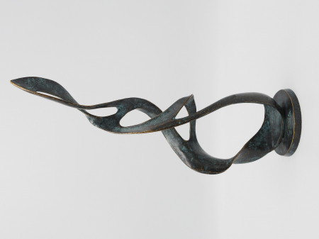 Figurine bronz - Sculptura abstracta , Bronz, 49 x 12 x 15 cm