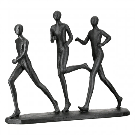 SALE % - Sculptură, Active, Poly, negru, PU 2, L. 6 cm, L. 29 cm, H. 23 cm