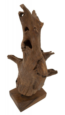 Sculptură, Akar din tec reciclat 23x27x64 cm (piesa unica) [2]