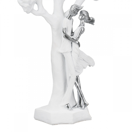 Sculptură, Arborele, pereche, Glimpses of love, Polirășină, alb, PU 1, L. 13 cm, L. 32 cm, H. 44 cm [2]