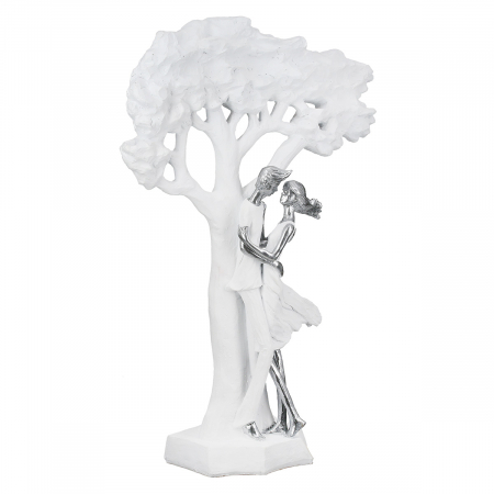 Sculptură, Arborele, pereche, Glimpses of love, Polirășină, alb, PU 1, L. 13 cm, L. 32 cm, H. 44 cm [1]