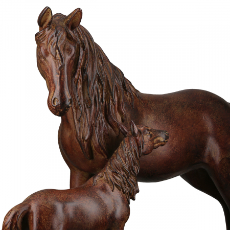 Sculptură, Cal, Rășină sintetică, maro, PU 1, L. 14 cm, L. 37 cm, H 33 cm [3]