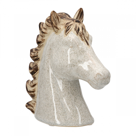 Sculptură, Cal, Sunny, Ceramica, crem, PU 6, L. 6 cm, L. 14 cm, H. 14 cm [1]