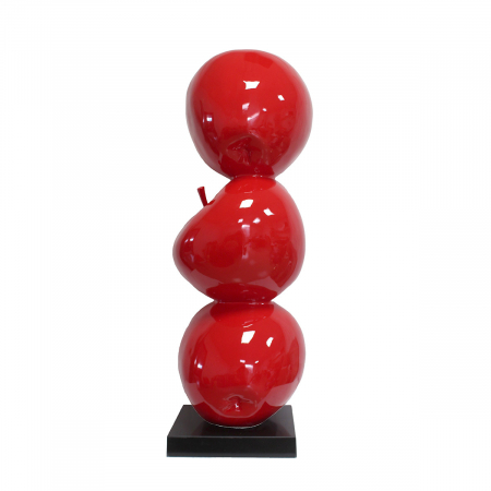 Sculptură, Cireașă, Cherry, Marmură, Polirășină, roșu, PU 1, H. 110 cm, D. 36 cm [1]