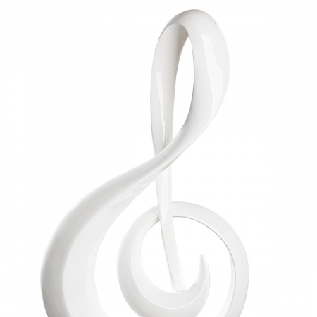 Sculptură, Clef, Marmură, Polirășină, alb, PU 1, L. 15 cm, L. 38 cm, H. 83 cm [1]