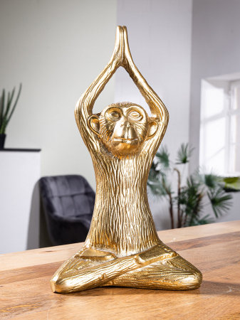 Oriental - Sculptură din aluminiu, Monkey