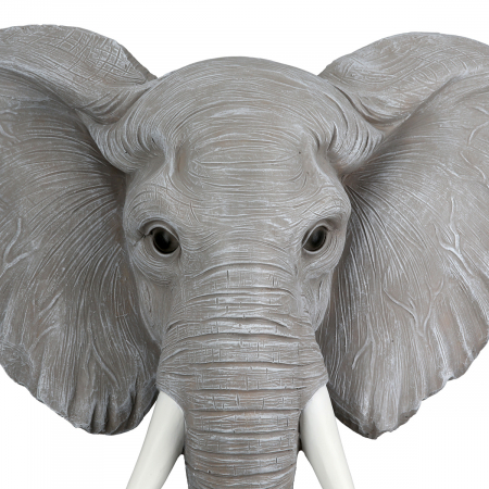 Sculptură, Elefant, Ringo, Polirășină, gri, PU 1, L. 8 cm, L. 25 cm, H. 42 cm [2]