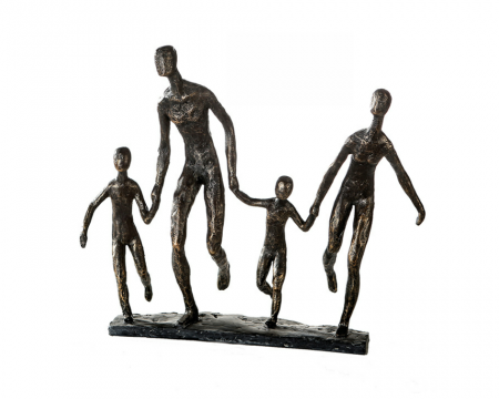 Figurina FAMILY, rasina, 35x10x32 cm [0]