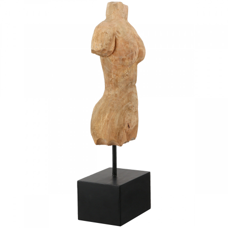 Sculptură, Femeie, lemn de mango, culori naturale, PU 1, L. 9 cm, l. 13 cm, H 41 cm [3]