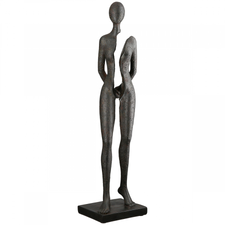 Sculptură, Femeie, Rășină sintetică, antracit, PU 2, L. 12 cm, L. 13 cm, H 54 cm [1]