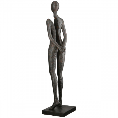 Sculptură, Femeie, Rășină sintetică, antracit, PU 2, L. 12 cm, L. 13 cm, H 54 cm [3]