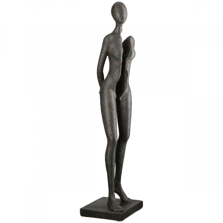 Sculptură, Femeie, Rășină sintetică, antracit, PU 2, L. 12 cm, L. 13 cm, H 54 cm [2]