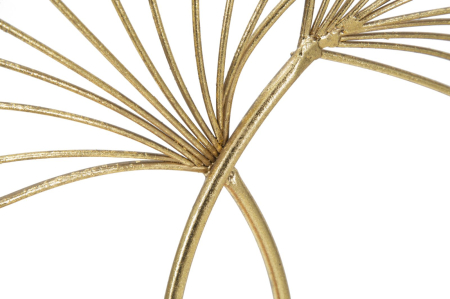 Sculptura glam in forma de frunza cm 25x8,5x35  [4]