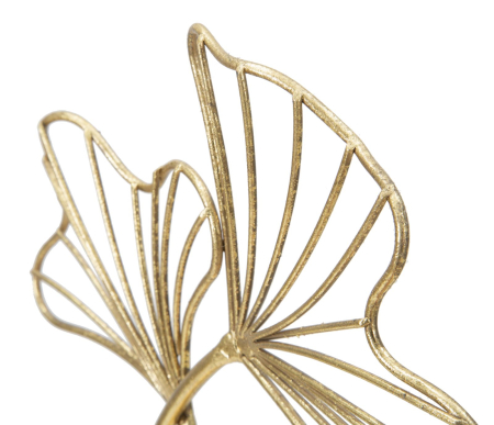 Sculptura glam in forma de frunza cm 25x8,5x35  [3]