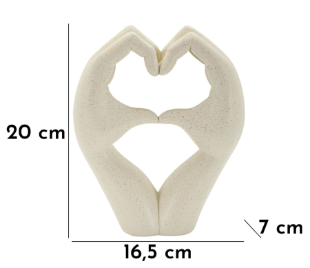 Sculptura Love Ston 16,5x7x20 cm  [7]