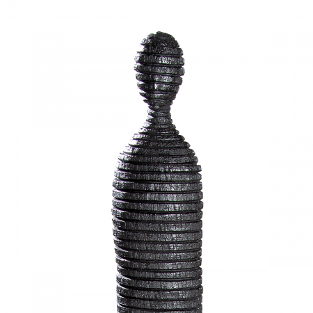 Sculptură, mare, Lorient, Polirășină, negru, PU 1, H. 109 cm, D. 19,5 cm [1]