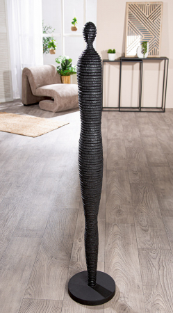 Sculptură, mare, Lorient, Polirășină, negru, PU 1, H. 134 cm, D. 24 cm [2]