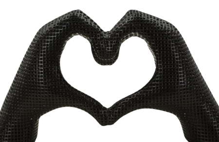 Sculptura neagra, Inima cm 25x7,5x13,5  [3]