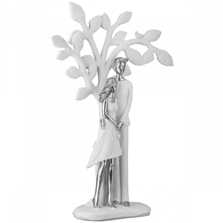 Sculptură, Pereche, Rășină sintetică, alb, PU 2, L. 7 cm, L. 20 cm, H 30 cm [2]