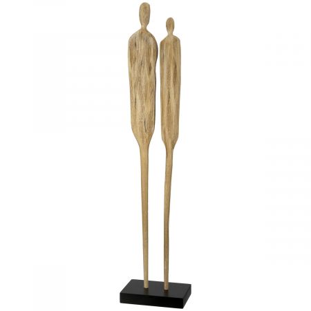 Sculptură, Persoană, Lemn, culori naturale, PU 2, L. 10 cm, L. 15 cm, H 67 cm [2]