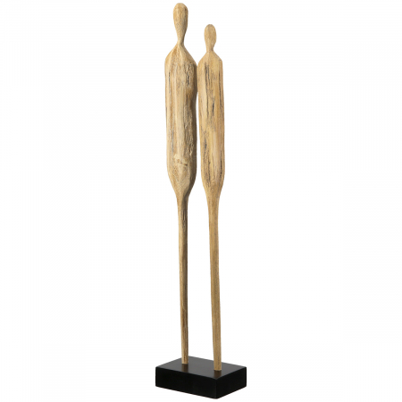 Sculptură, Persoană, Lemn, culori naturale, PU 3, L. 7 cm, L. 9 cm, H 46 cm SALE % - Sculptură, Persoană, Lemn, culori naturale, PU 3, L. 7 cm, L. 9 cm, H 46 cm