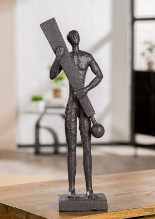 Sculptură, Persoană, Rășină sintetică, antracit, PU 2, L. 8 cm, L. 11 cm, H 37 cm [4]