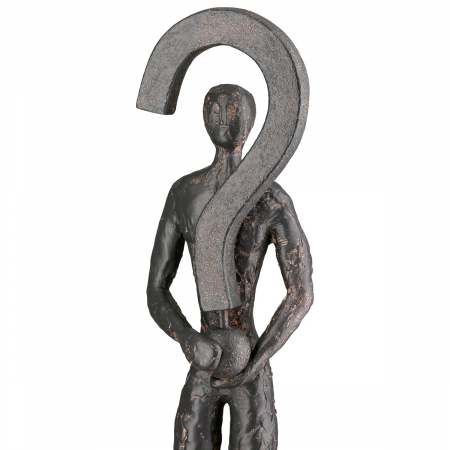 Sculptură, Persoană, Rășină sintetică, antracit, PU 2, L. 8 cm, L. 11 cm, H 39 cm [3]
