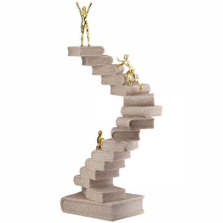 Sculptură, Persoană, Rășină sintetică, crem, PU 1, L. 10 cm, L. 15 cm, H 30 cm [1]