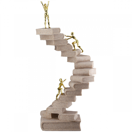 SALE % - Sculptură, Persoană, Rășină sintetică, crem, PU 1, L. 10 cm, L. 15 cm, H 30 cm