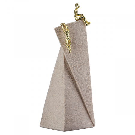 Sculptură, Persoană, Rășină sintetică, crem, PU 2, L. 8 cm, L. 7 cm, H 27 cm [1]