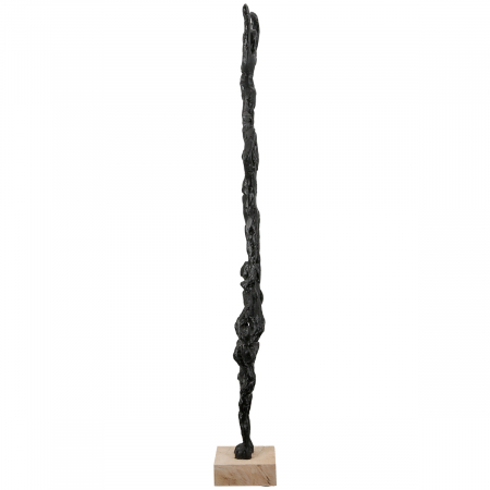 Sculptură, Persoană, Rășină sintetică, negru, PU 1, L. 9 cm, L. 13 cm, H 69 cm [1]