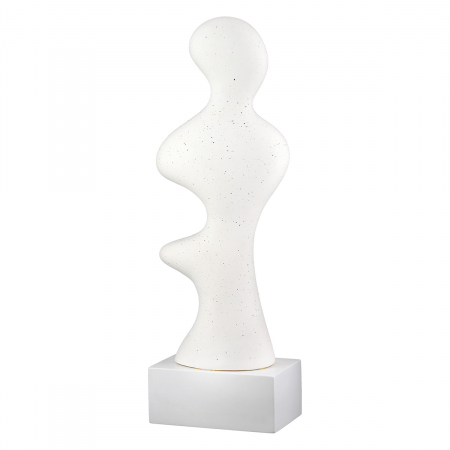 Sculptură, Prasero, punctat, Ceramica, gri, alb, PU 2, 2 buc. asortate, L. 9 cm, L. 14 cm, H. 42 cm [1]