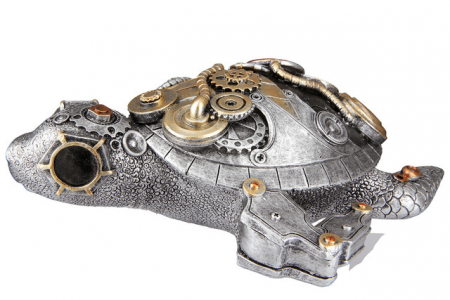 Sculptură rasina Steampunk Turtle [2]