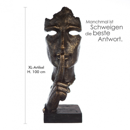 De colectie - Sculptură rasina XL Silence, 100 cm