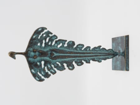 Figurine bronz - Scuptura frunza, Bronz, 35 x 11 x 16 cm