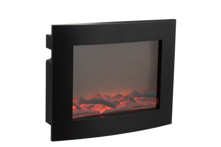 Şemineu Moderna, Led, Negru [1]