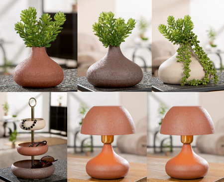 SALE % - Serie 19 buc., Fier, bej, maro, maro ruginiu, PU 1